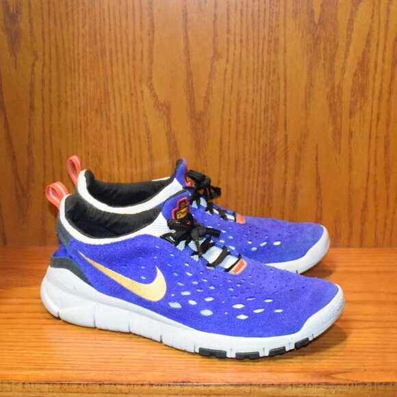 Nike Free Run Trail 5.0 Shoes Size 10.5 Concord Taxi Blue Sneakers CW5814-401 - Picture 1 of 9